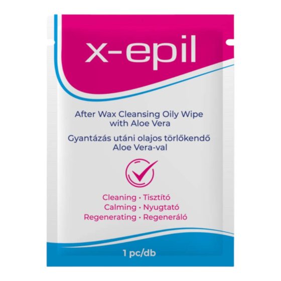 X-Epil - Chusteczki nawilżające po depilacji (1 szt.) - Aloe Vera
