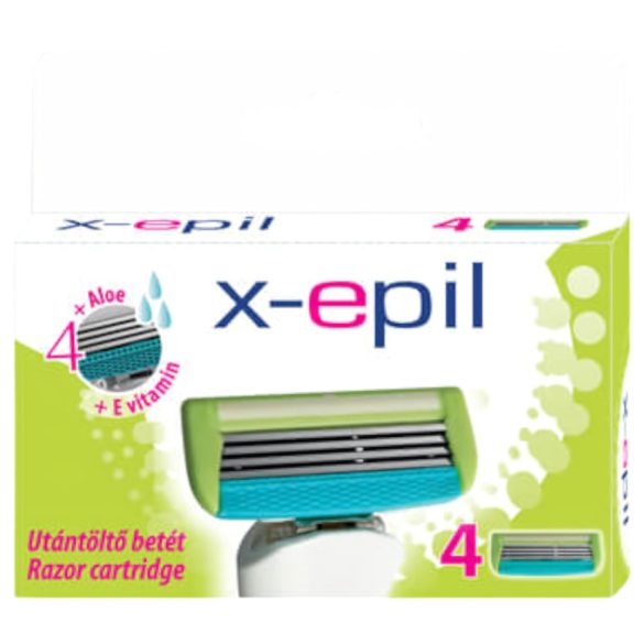 X-Epil - wkład do kobiecej maszynki do golenia 4-ostrzowy (4 szt.)