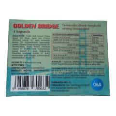   Golden Bridge - suplement diety z ekstraktami roślinnymi (4szt.)