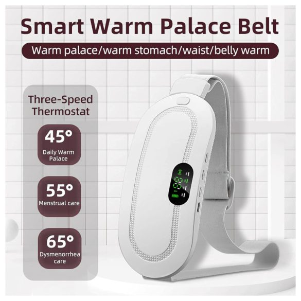 EMS - pas masujący na menstruację - akumulatorowy - biały