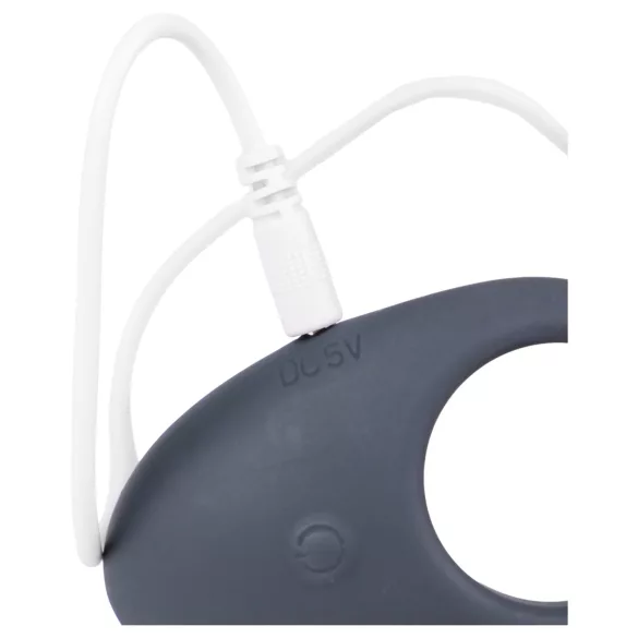 Desirel Halo - pierścień erekcyjny wibrujący - silikonowy - czarny