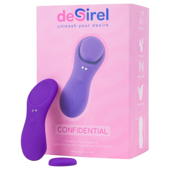 Desirel Confidential - inteligentne wibrujące majtki (fioletowe)