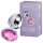Desirel Pink Jewel L - korek analny (srebrno-różowy)