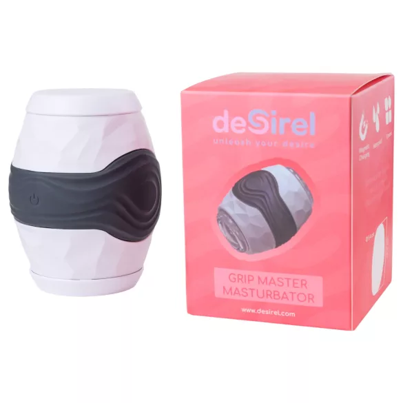 Desirel Grip Master - masturbator zaciskający - szary