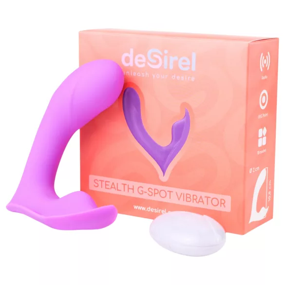 Desirel Insider - wibrator do punktu G i prostaty - silikonowy - fioletowy