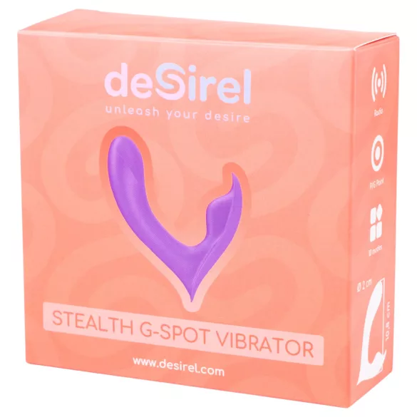 Desirel Insider - wibrator do punktu G i prostaty - silikonowy - fioletowy