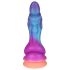 OgazR - dildo świecący - smok - 22 cm - fioletowo-różowy