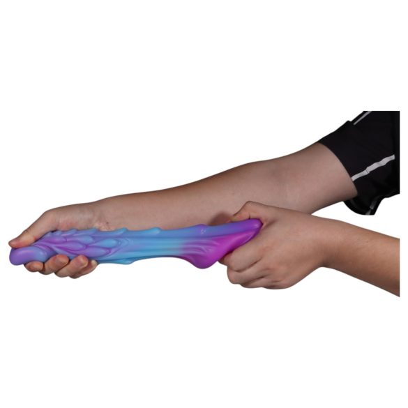 OgazR - dildo świecący - smok - 22 cm - fioletowo-różowy