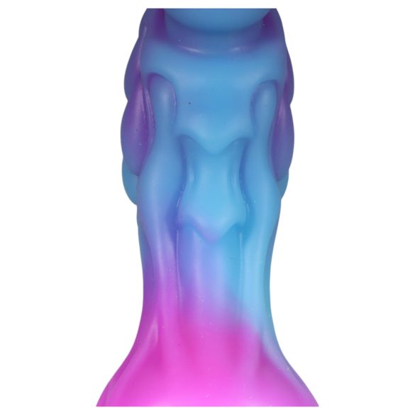 OgazR - dildo świecący - smok - 22 cm - fioletowo-różowy