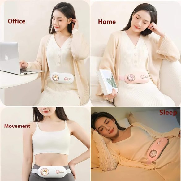 HappyPet Comfort - pas menstruacyjny masujący - biały