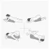 Desirel Magic Pillow - poduszka z pianki memory z uchwytem na dildo (różowa)