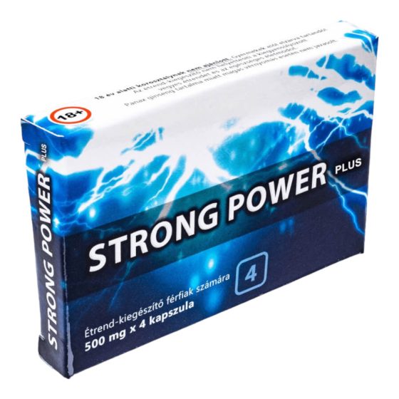 Strong Power Plus - suplement diety w kapsułkach dla mężczyzn (4szt)