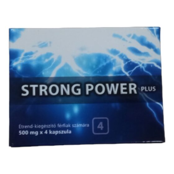 Strong Power Plus - suplement diety w kapsułkach dla mężczyzn (4szt)