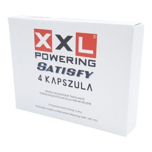XXL powering Satisfy - silny suplement diety dla mężczyzn (4szt)