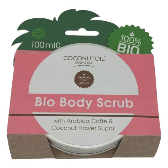 Coconutoil - Organiczny peeling do ciała z kawą i cukrem kokosowym (100ml)