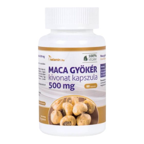 Netamin Maca 500 mg - suplement diety w kapsułkach (60 sztuk)