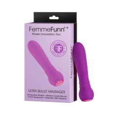   FemmeFunn Ultra Bullet - ładowalny wibrator na biegunach premium (fioletowy)