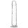 Addiction Crystal - dildos z przyssawką (przezroczysty) - 18cm