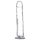 Addiction Crystal - dildo z przyssawką (przezroczysty) - 20cm