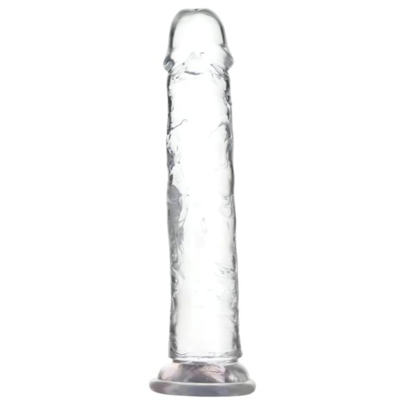 Addiction Crystal - dildo z przyssawką (przezroczysty) - 20cm