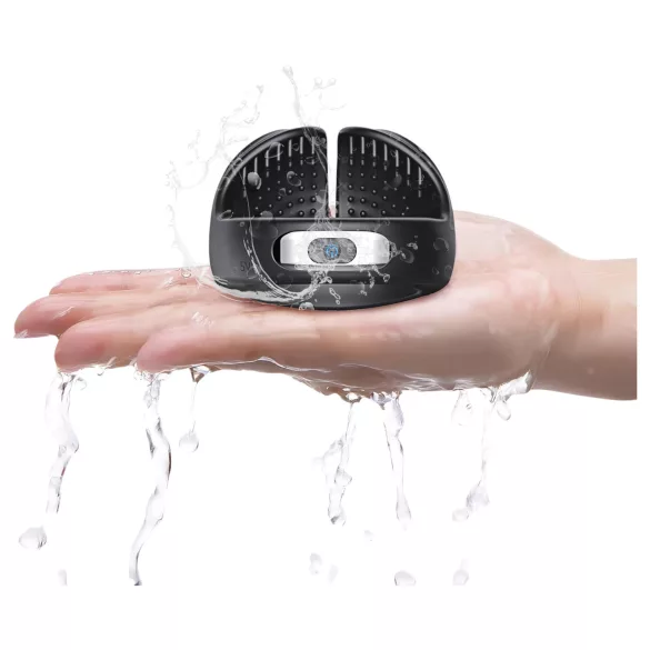 AlvUp - pierścień wibrujący na penisa - czarny