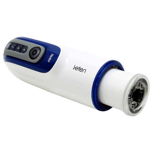 Leten SM390 - masturbator z funkcją jęków i podgrzewania - biały