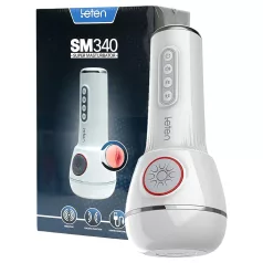   LETEN SM340 - masturbator dla mężczyzn - wibracje ssanie dźwięki - akumulator
