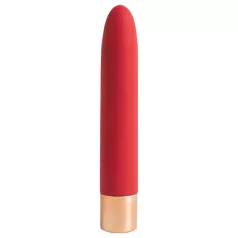   Charming Vibe Desire - wibrator klasyczny ładowany USB - silikon czerwony
