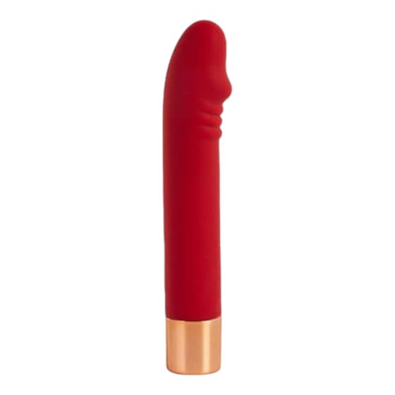 Lonely Charming Vibe Dick - ładowalny, wodoodporny wibrator punktu G (czerwony)
