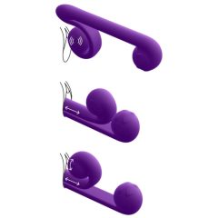 Snail Vibe Duo - bezprzewodowy wibrator 3 w 1 (fioletowy)