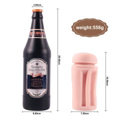   Lonely - realistyczny sztuczny poncz w butelce piwa (naturalny czarny)