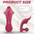 Sex HD Chomper - wibrator do łechtaczki i analny - czerwony