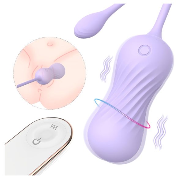 Jajowibracja Sex HD Twist - fioletowe szaleństwo!