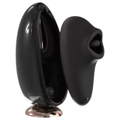   Sex HD Mirror - wibrator do lizania z funkcją podgrzewania - czarny
