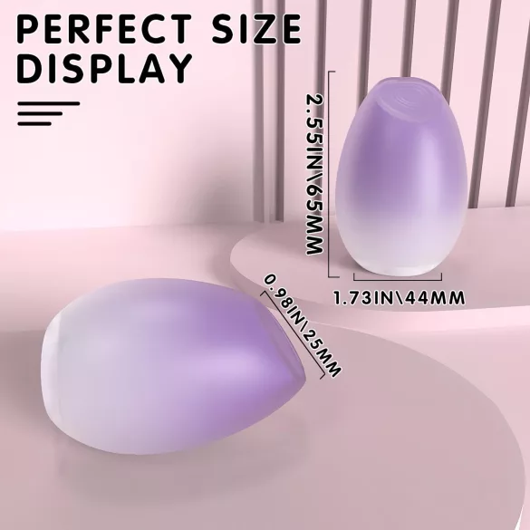 Sex HD - stymulator sutków i łechtaczki 2w1 - silikon - fioletowy