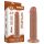 Lovetoy - dildo z przyssawką - dwuwarstwowy - 20 cm - kolor naturalny