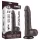 Lovetoy - realistyczny dildo z jądrami - podwójna warstwa - 20 cm - brązowy