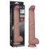 Lovetoy - dwuwarstwowe XXL dildo - 36,5 cm - (naturalny)
