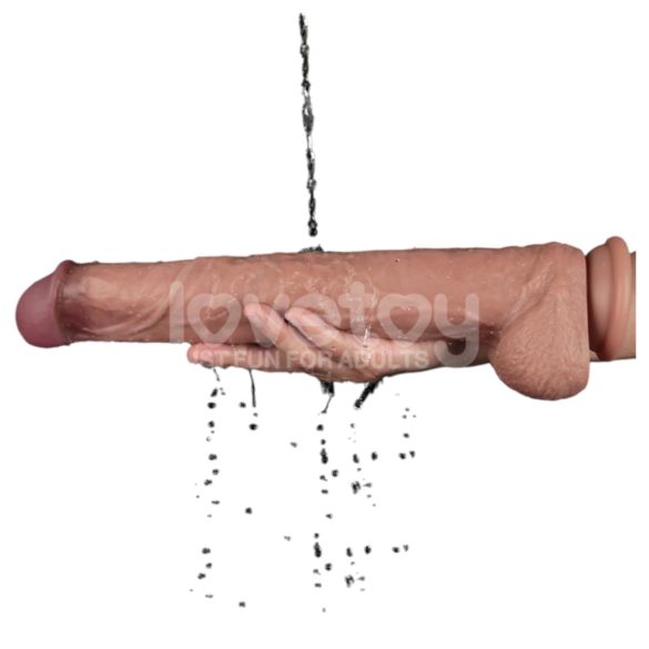 Lovetoy - dwuwarstwowe dildo XXL - 36,5 cm - (naturalne)