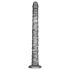 Lovetoy King Size - ekstra duży wibrator - 40,5 cm (szary)