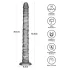Lovetoy King Sized - wibrator XXL - 40,5 cm - szary