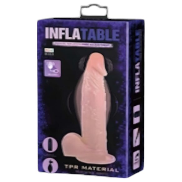 Baile Inflatable - nadmuchiwany realistyczny wibrator (naturalny)