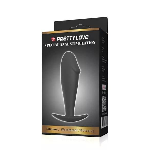 Pretty Love Anal Stimulation Plug - korek analny (czarny)
