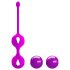 Pretty Love Kegel Up II – kulki gejszy duo (fioletowe)