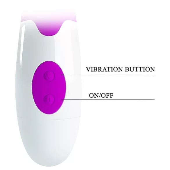 Pretty Love Peter - wibrator króliczek - stymulator łechtaczki - fioletowy