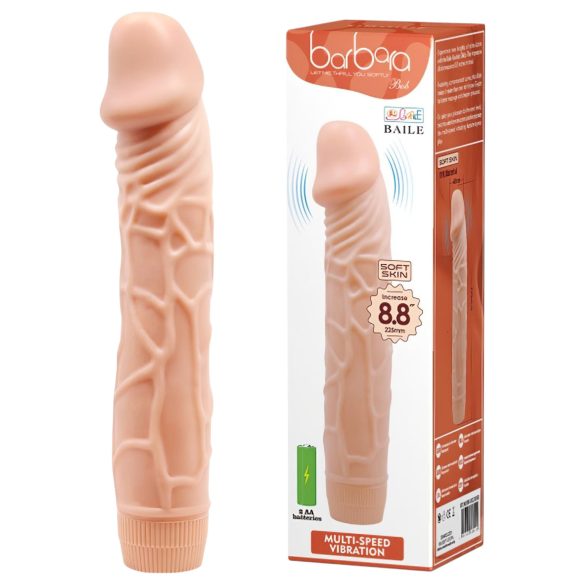 Baile Barbara - realistyczny wibrator - 22cm (naturalny)