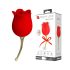 Pretty Love Rose Lover - językowy 2w1 wibrator na łechtaczkę (czerwony)