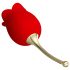 Pretty Love Rose Lover - językowy 2w1 wibrator na łechtaczkę (czerwony)