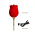 Pretty Love Rose Lover - wibrator łechtaczkowy z języczkiem 2w1 - czerwony