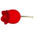 Pretty Love Rose Lover - językowy 2w1 wibrator na łechtaczkę (czerwony)